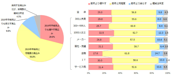2020年卒採用見込み